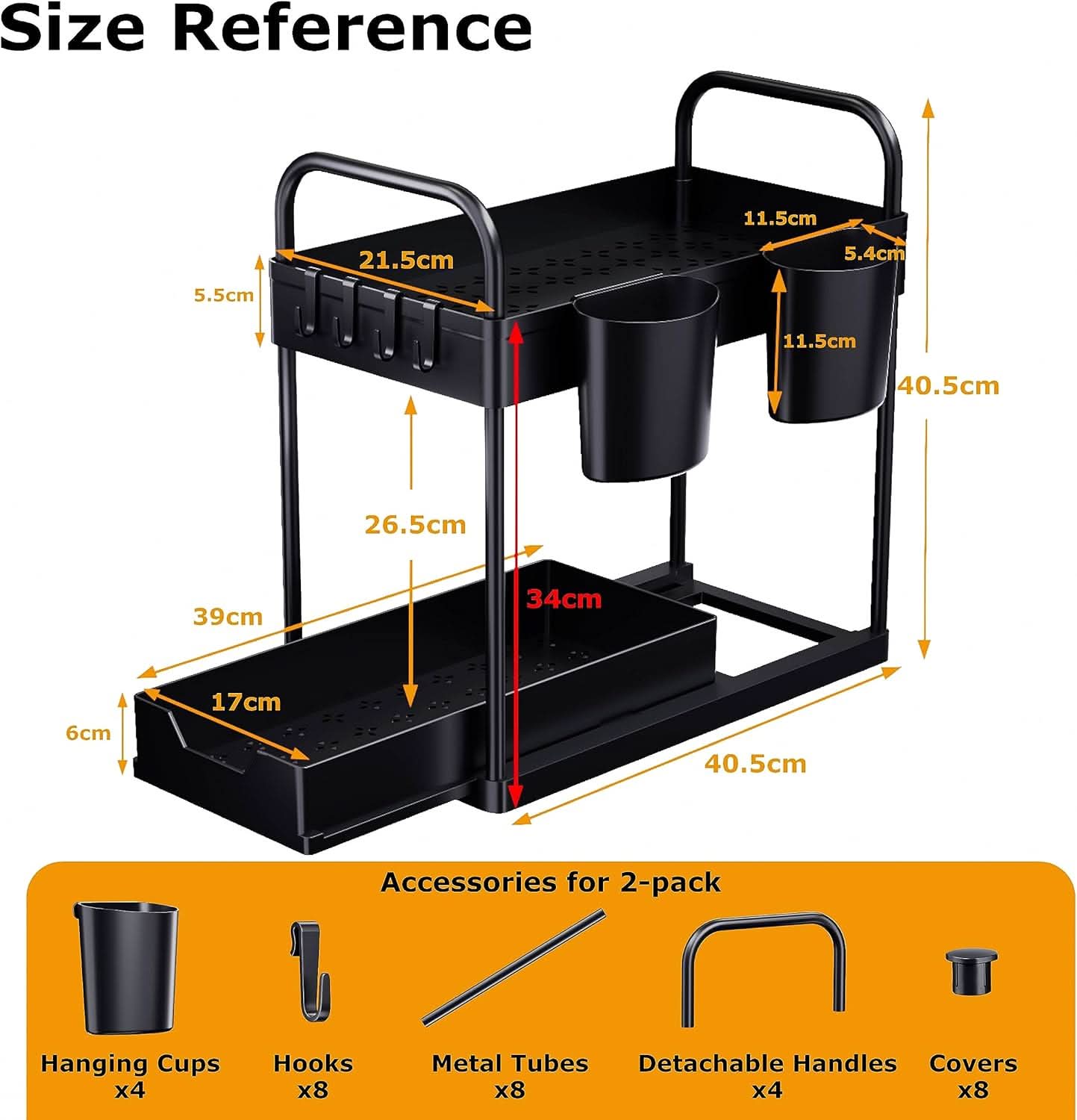 Avelena | EcoSpace - 2-stufiges Untertischregal