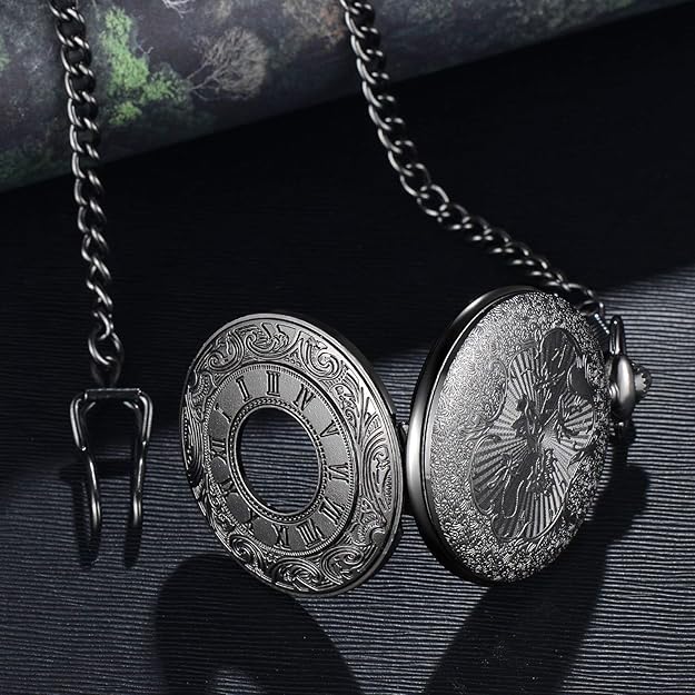 Avelena | Klassische Retro Taschenuhr für Männer