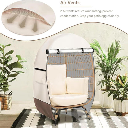 Avelena | Wasserdichter Eierstuhlbezug mit Doppelreißverschluss – Solara