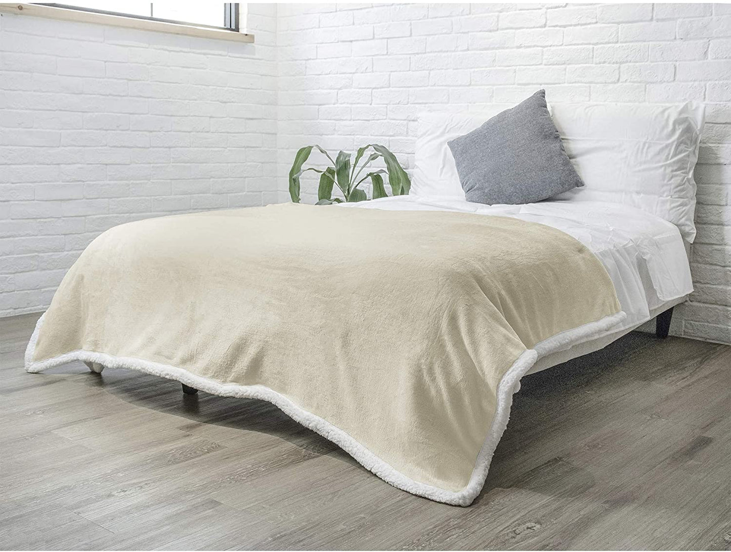 Avelena | Twin Plush Sherpa-Decke