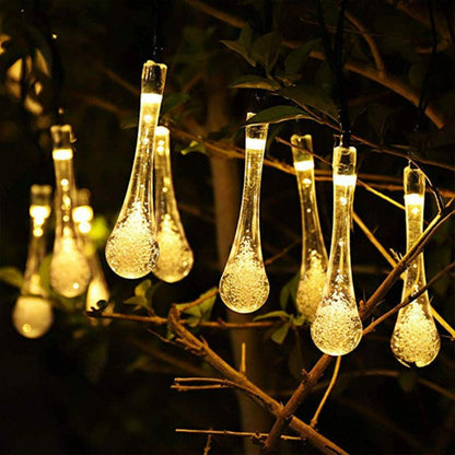Avelena | 30 Led 21Ft Kristall Solarleuchten Außen, Wasserdicht, 2 Modi, Solarbetrieben Für Garten