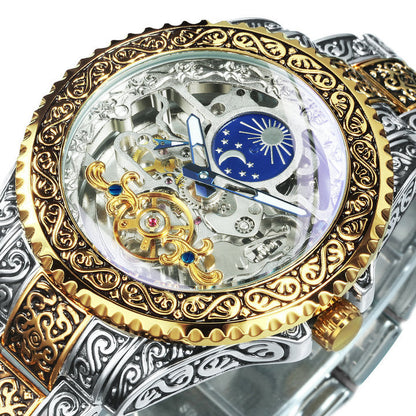 Avelena | Vintage Moon Automatikk Tourbillon Uhr