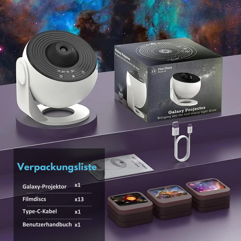 Avelena | Projektor Hd Sternehimel mit Timer