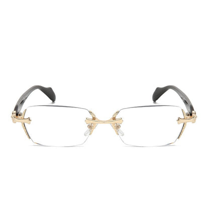 Avelena | Anti-Blaulicht Presbyopie Brille Hd rahmenlose Brille