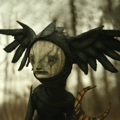 Avelena | DarkWitch Statuen – Dunkle Harz Hexen Statuen für Halloween & Gothic Dekoration