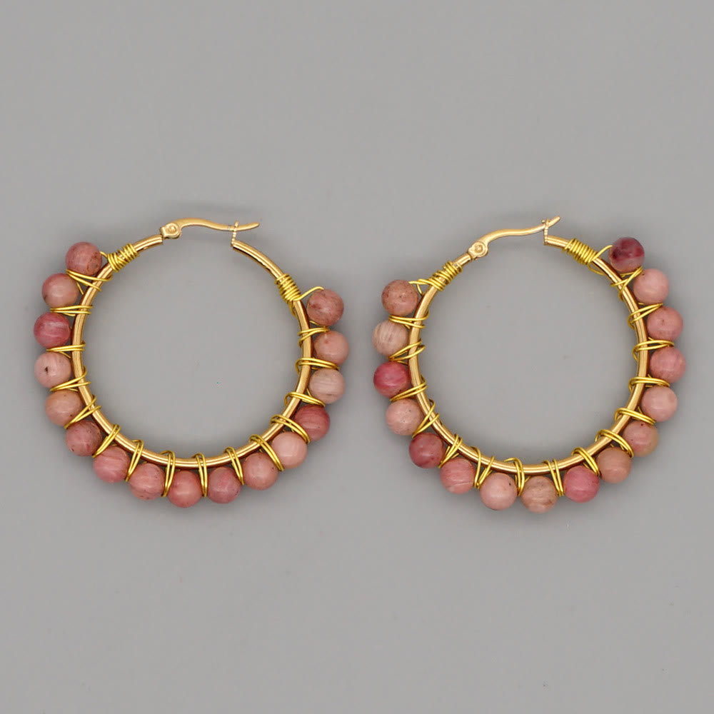 Avelena | Elegante Boho Von Der Natur Inspirierte Kristall-Ohrringe