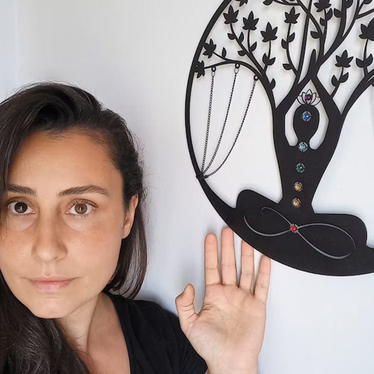 Avelena | Dekor Yoga Meditation Wandbehang Handwerk