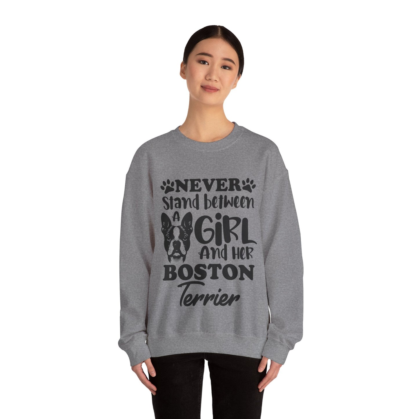 Avelena | Dasher Unisex Sweatshirt Für Boston Terrier Liebhaber