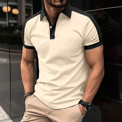 Avelena | Kurzarm Geschäftshemd Sommerliches Casual Poloshirt