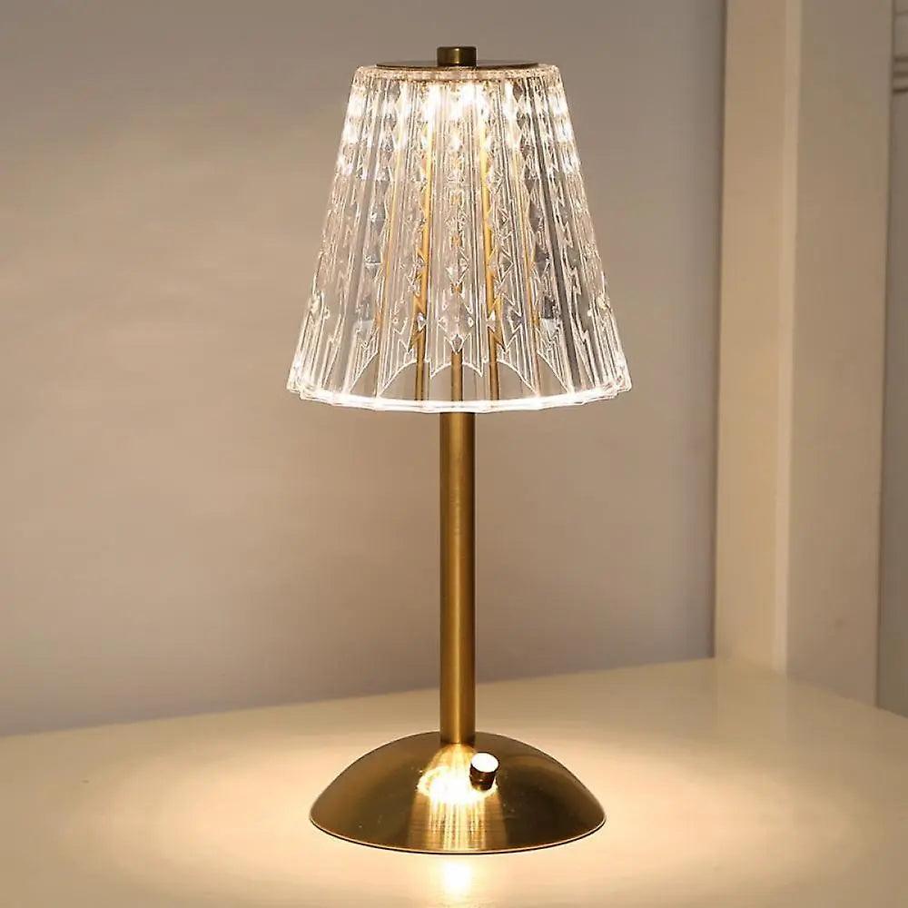 Avelena | CrystalLuxe - Vintage Tischlampe mit elegantem Glanz