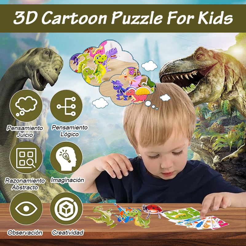 Avelena | BrainBlox – 3D Cartoon-Puzzle für Kinder