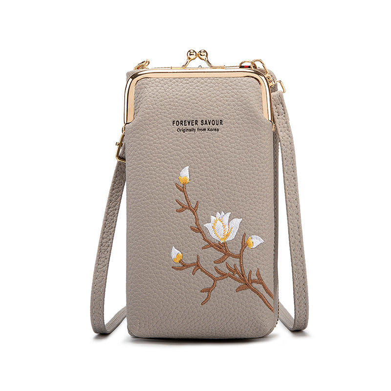 Avelena | Bestickte Damen-Crossbody-Geldbörse