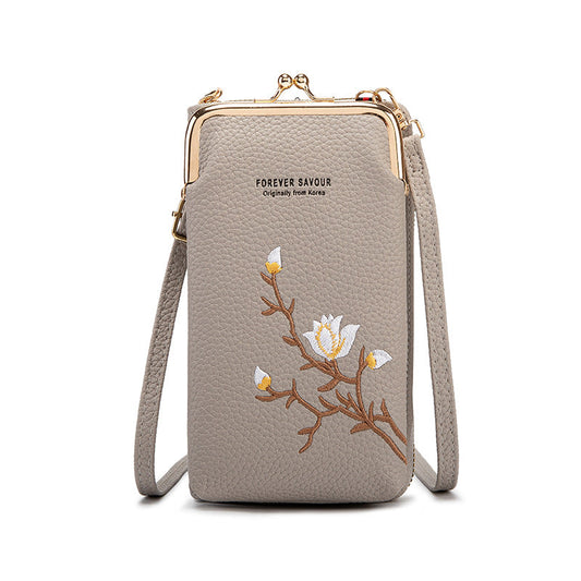 Avelena | Bestickte Damen-Crossbody-Geldbörse