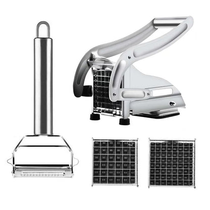 Avelena | Edelstahl Pommes Fritteuse Cutter