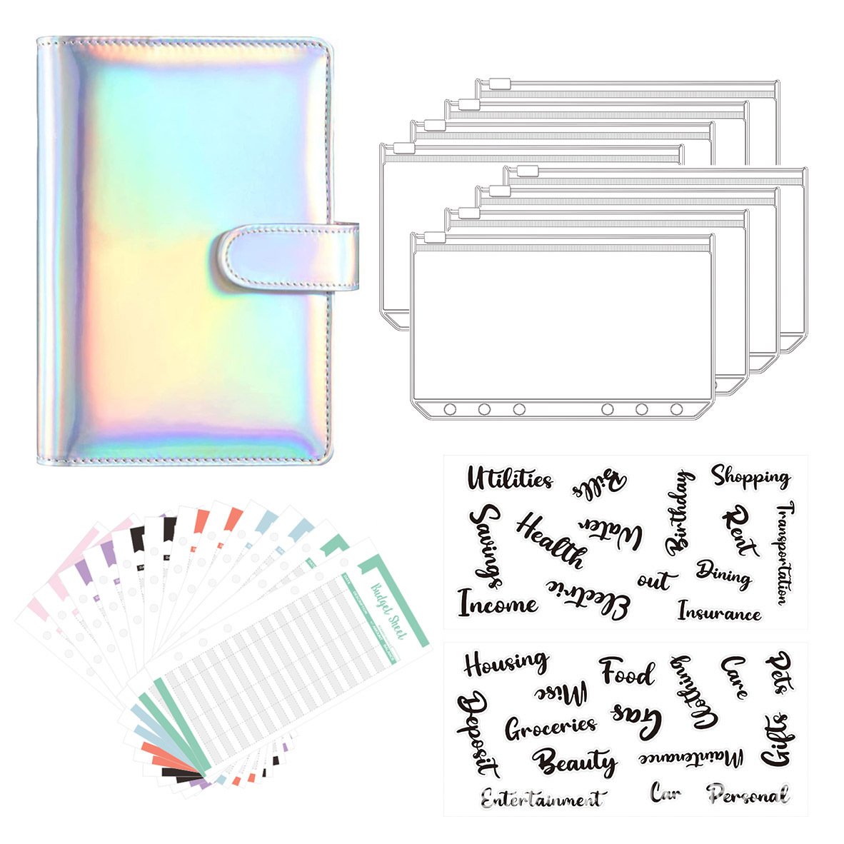 Avelena | Budget-Ordnerbuch mit Bargeldumschlägen