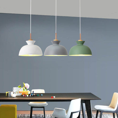Avelena | AuroraLite Nordic Pendelleuchte | Metall-Design | 1-Licht | Moderne Farboptionen