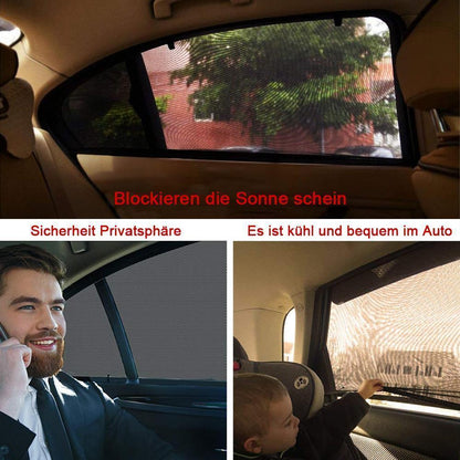 Avelena | Auto-Seitenfenster-Schatten, 1 Paar/ 2 Packungen