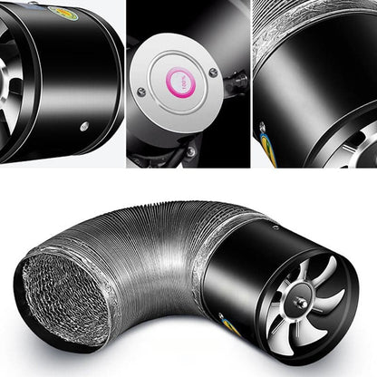 Avelena | Kraftvoller Stille Abluftventilator – Verbessern Sie die Luftqualität und entfernen Sie Rauch und Gerüche für Küche und Büro