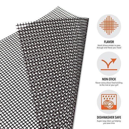 Avelena | Teflon Antihaft BBQ Grill Mesh Matte für wiederverwendbare Reinigung