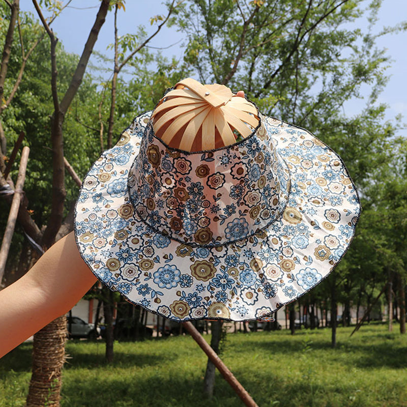 Avelena | Bambus Faltbare Handventilator Sonnenhut