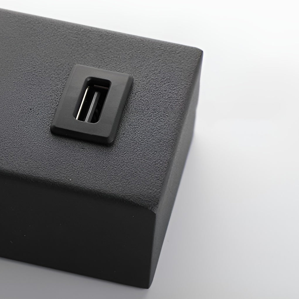 Avelena | Artilicht Rechteckige, Verstellbare, Moderne Led-Wandlampe mit Schalter und Usb-Ladeanschluss