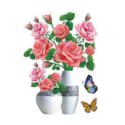 Avelena | 3D Selbsthaftende Pflanzvase Aufkleber