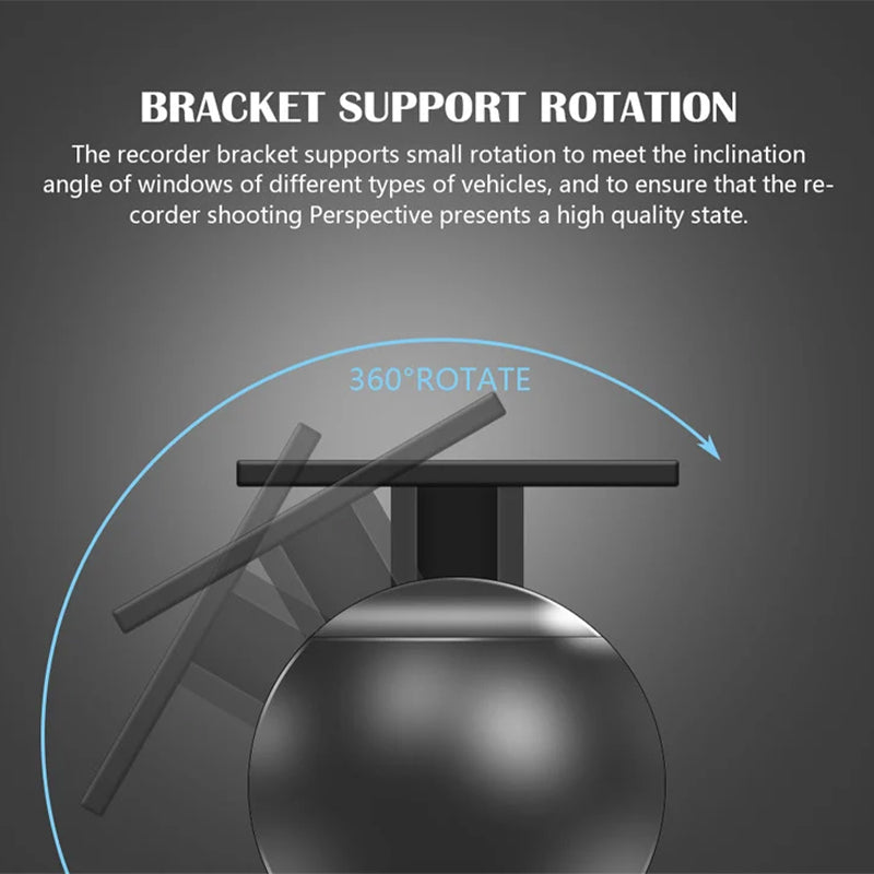 Avelena | 1080P HD 360° drehende Mini ADAS Dashcam