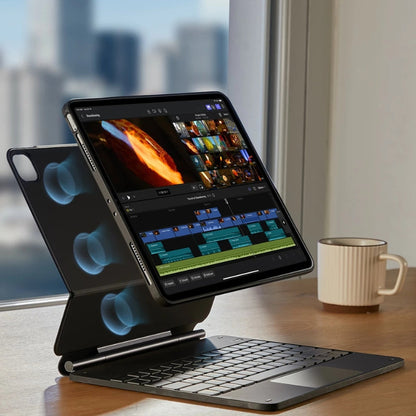 Avelena | TabGuard | iPad Tastaturhülle – Touchpad mit Multi-Touch
