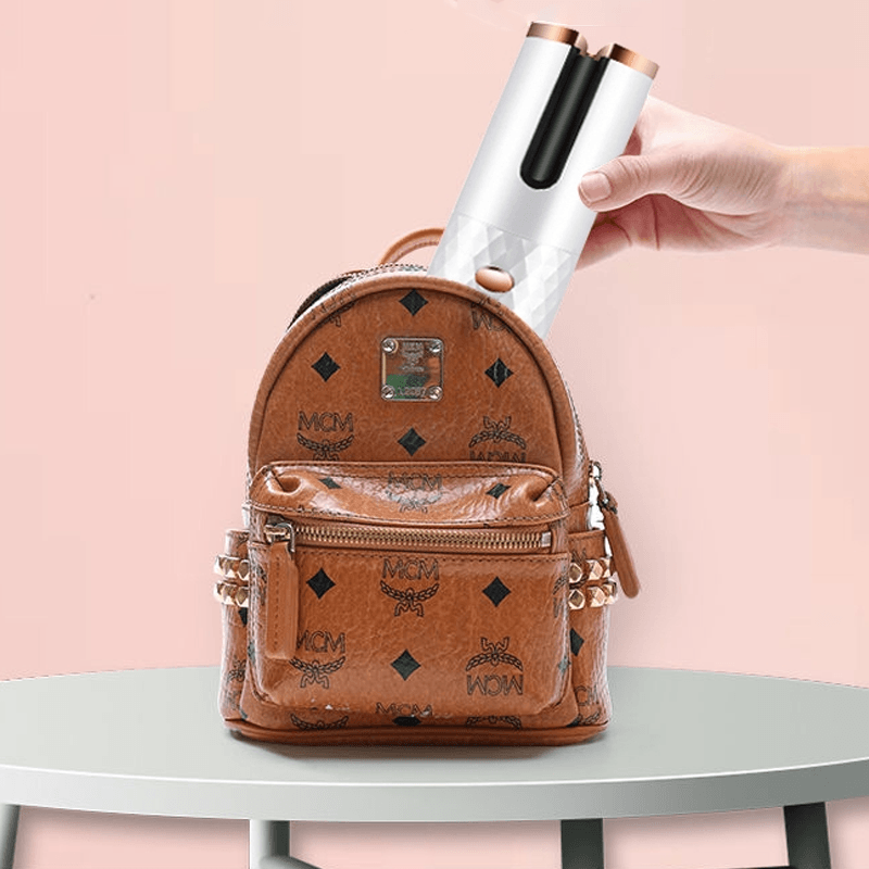 Avelena | Kabelloser automatischer rotierender Lockenstab