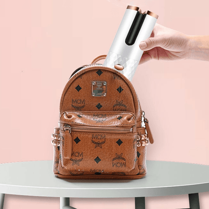 Avelena | Kabelloser automatischer rotierender Lockenstab