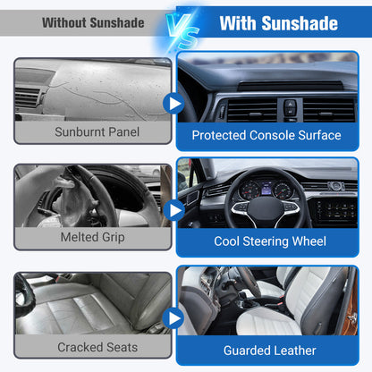 Avelena | 🌞 Laser-Sonnenschutz für die Windschutzscheibe des Autos 🌈