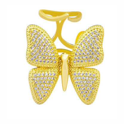 Avelena | Dynamischer Schmetterling Ring
