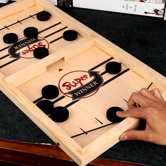 Avelena | – Wendbares Sling Puck Gesellschaftsspiel Doppelseitig für Familie