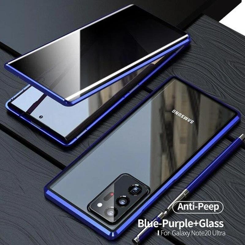 Avelena | Samsung Anti-Peep Gehärtetes Glas Handyhülle