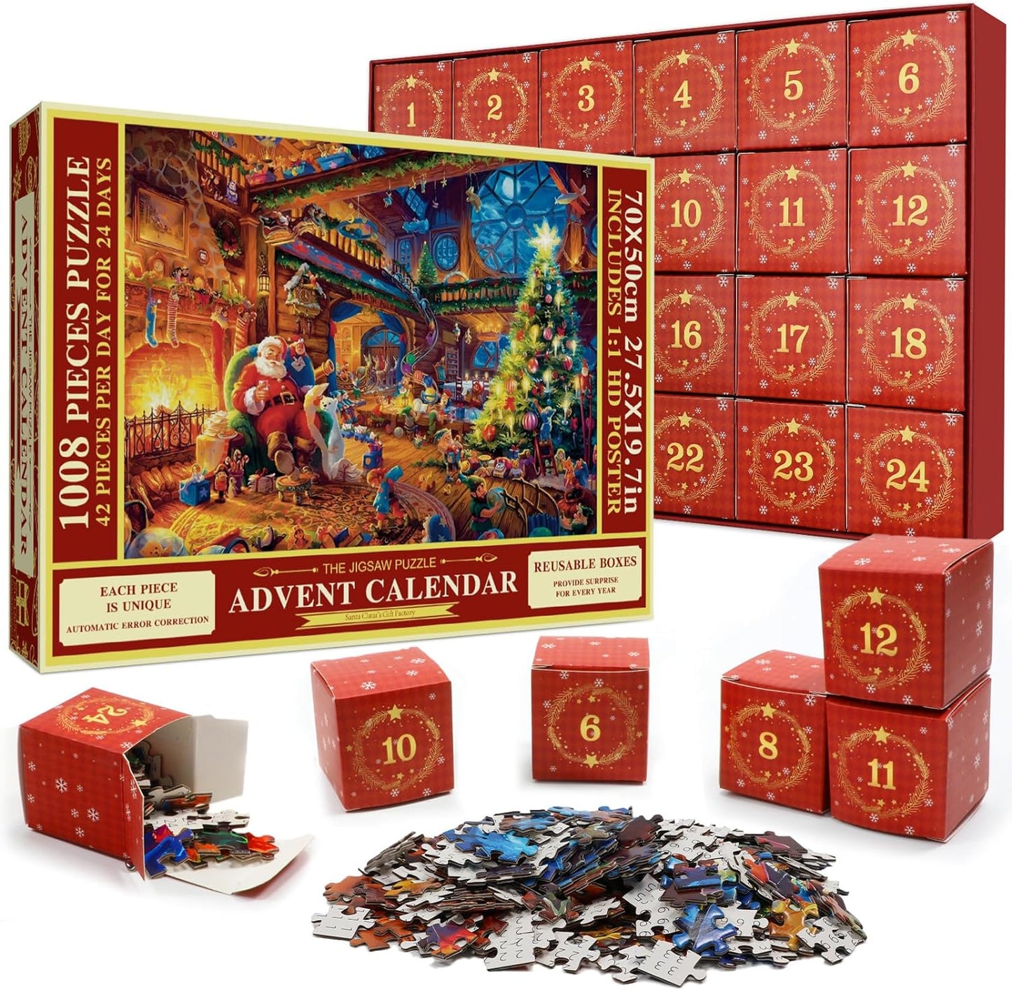 Avelena | Adventskalender Weihnachtspuzzle