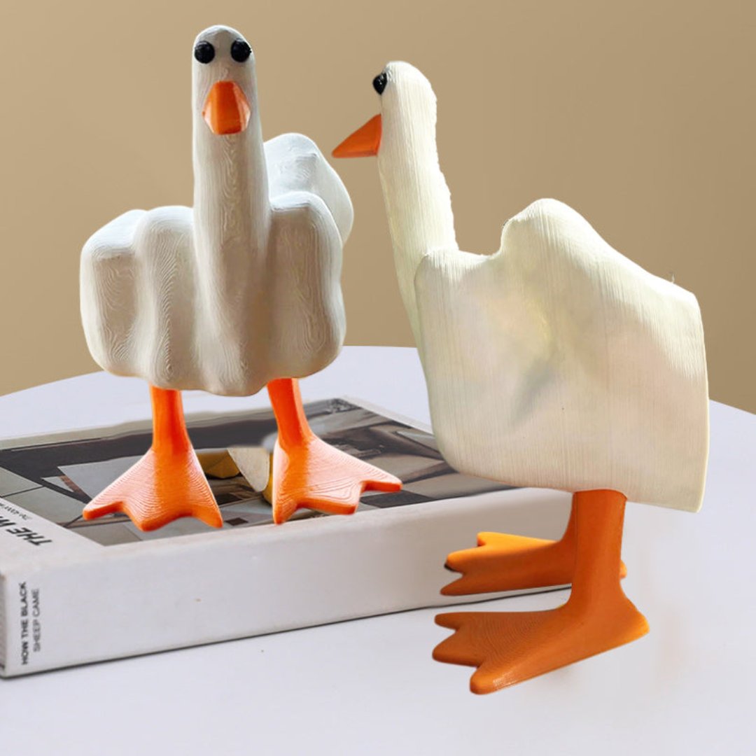 Avelena | Quack Rebel Enten Ornament Skulptur