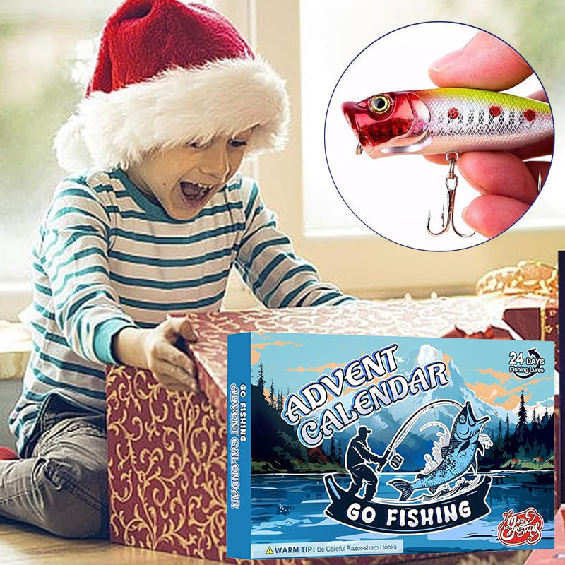 Avelena | 24 Tage Weihnachts-Countdown Fischzubehör-Set