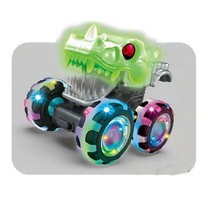 Avelena | Drücke das Trägheitslicht Dinosaurier Spielzeugauto