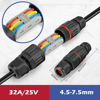 Avelena | Wasserdichter Außen-Elektroinstallationsstecker