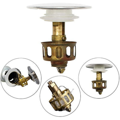 Avelena | 2-in-1-Badewannenstopfen und -filter