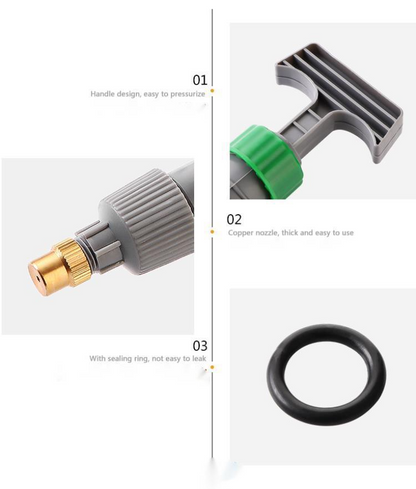 Avelena | Universelle Flaschen-Gartenspritze mit Hochdruckdüse – Für Pflanzenbewässerung und Reinigung