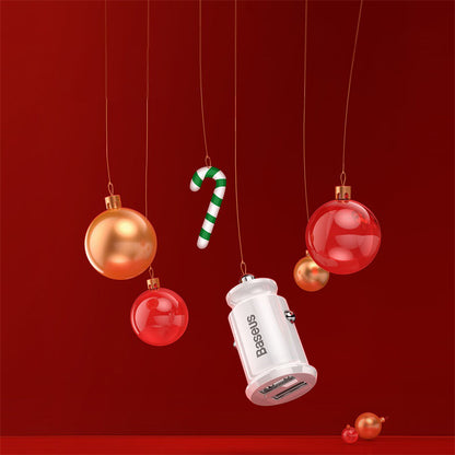 Avelena | Autozubehör Weihnachtsgeschenkset, einschließlich Auto-Handyhalter, Auto-Ladeadapter, 3-in-1-Ladekabel & Lufterfrischer