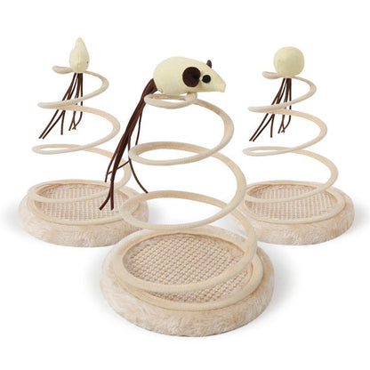 Avelena | Mus Plush Spiral Draht Frühling Spielzeug