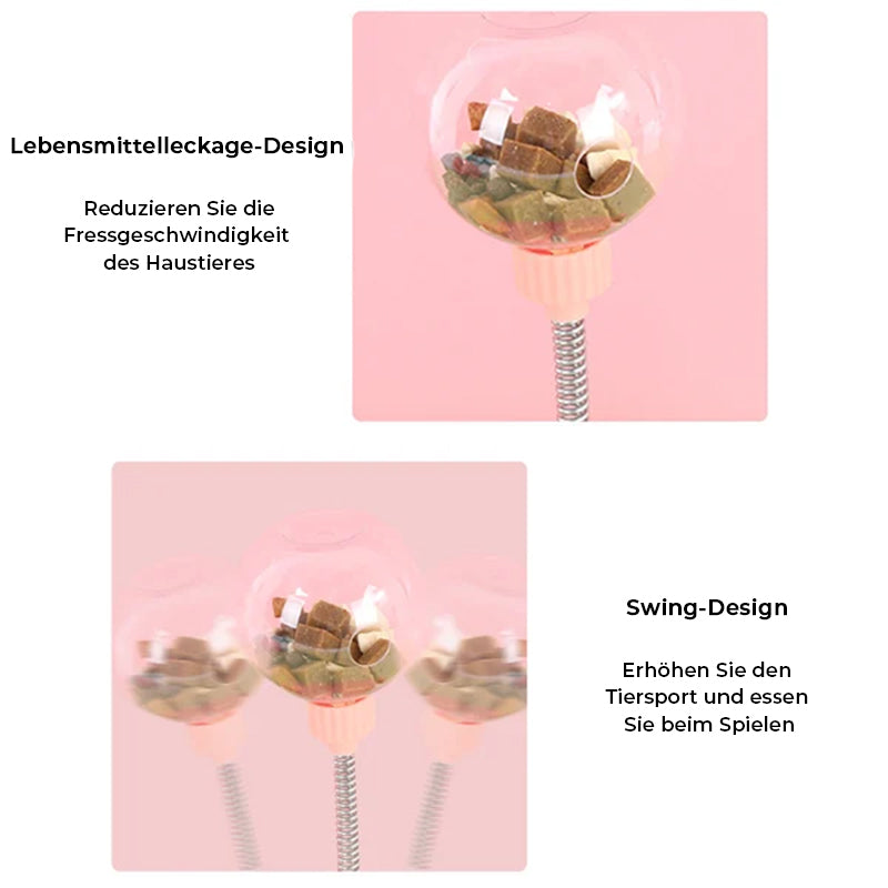 Avelena | Auslaufender Leckerbissen-Ball Haustier-Futterautomat Spielzeug