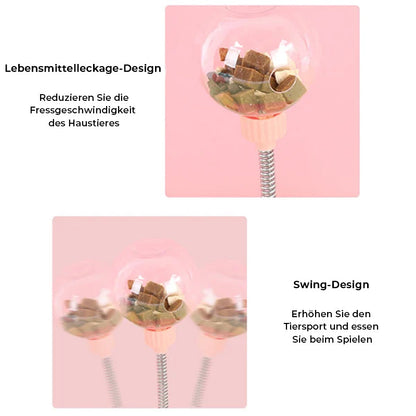 Avelena | Auslaufender Leckerbissen-Ball Haustier-Futterautomat Spielzeug