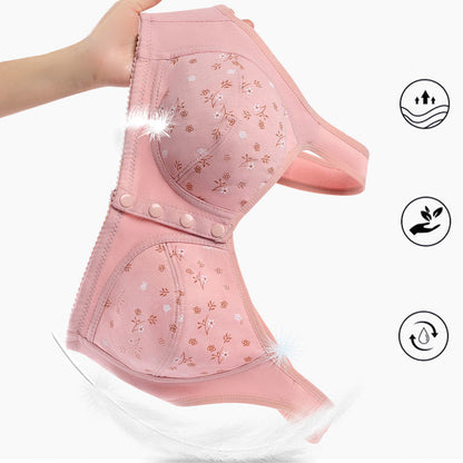 Avelena | Bequemer BH mit Knopfleiste vorne