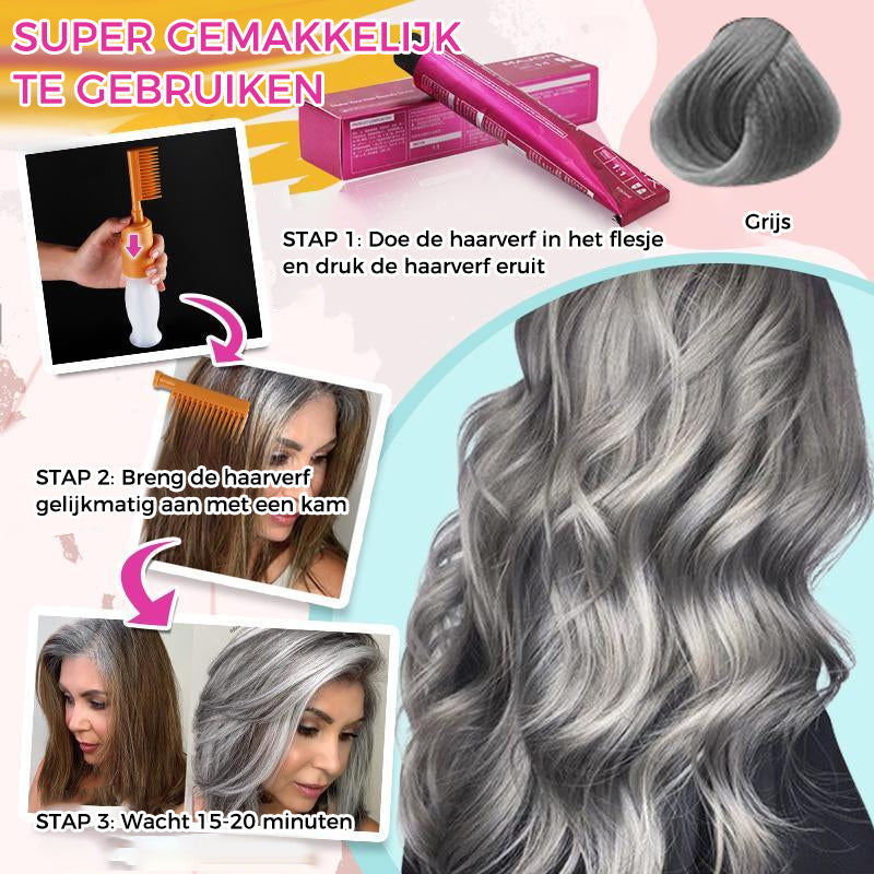 Avelena | Haarfarbe Set Haarfarbe + Flasche mit Kamm