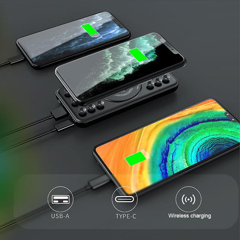 Avelena | Kabellose Powerbank mit Saugnäpfen