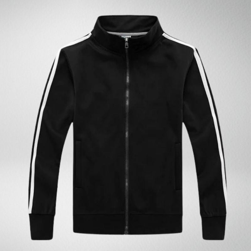 Stylisches Unisex-Sportjacke mit Streifen