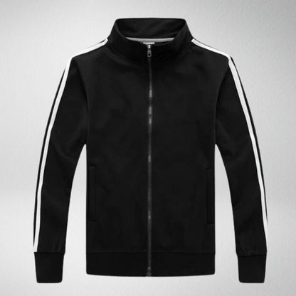 Stylisches Unisex-Sportjacke mit Streifen